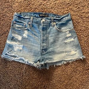 Abercrombie & Fitch Denim Shorts Size 27